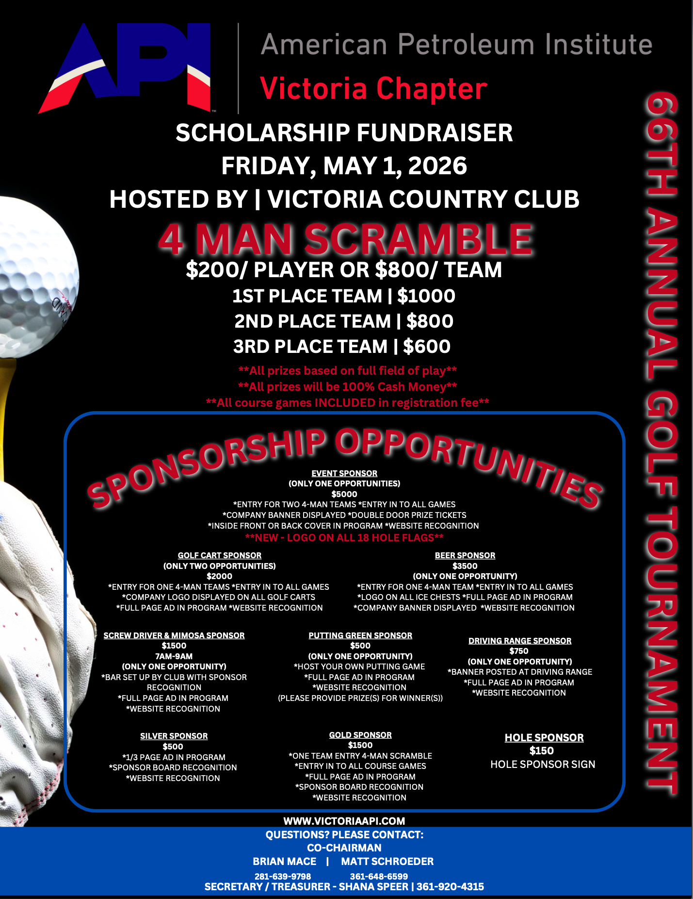 66th Annual API Golf Tournament